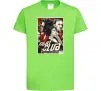 Дитяча футболка Fight club poster Лаймовий фото