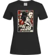 Жіноча футболка Fight club poster Чорний фото