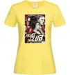 Жіноча футболка Fight club poster Лимонний фото