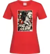 Жіноча футболка Fight club poster Червоний фото