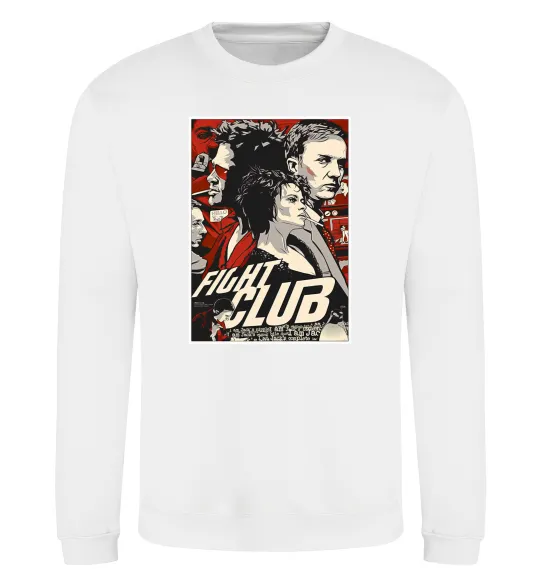 Свитшот Fight club poster Белый фото