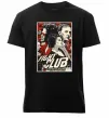 Чоловіча преміум футболка Fight club poster Чорний фото