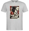 Чоловіча футболка Fight club poster Сірий фото