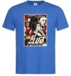 Чоловіча футболка Fight club poster Яскраво-синій фото