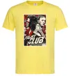 Чоловіча футболка Fight club poster Лимонний фото