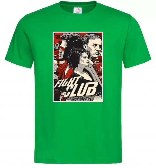 Чоловіча футболка Fight club poster Зелений фото