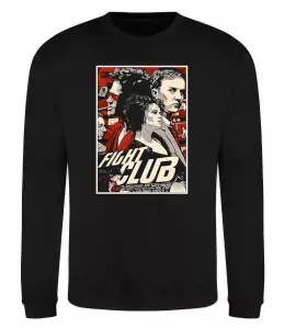 Свитшот Fight club poster Черный фото