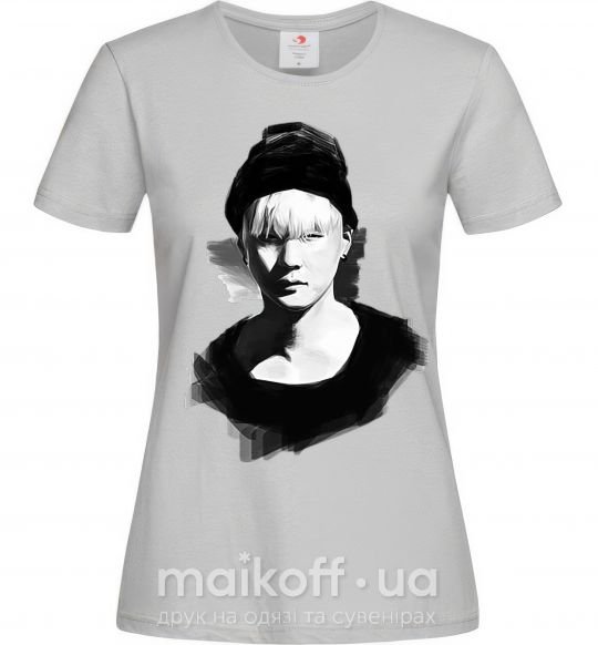 Жіноча футболка Suga brush Сірий фото