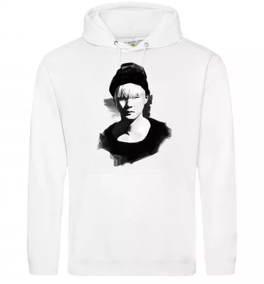 Чоловіча толстовка (худі) Suga brush Білий фото