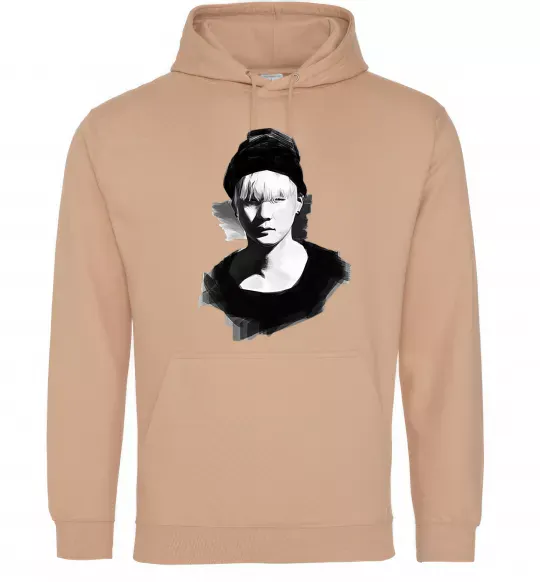 Чоловіча толстовка (худі) Suga brush Пісочний фото