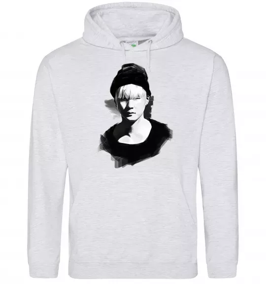 Жіноча толстовка (худі) Suga brush Сірий меланж фото