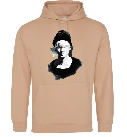 Жіноча толстовка (худі) Suga brush Пісочний фото