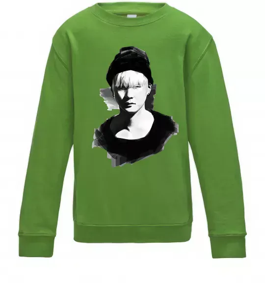 Детский Свитшот Suga brush Лаймовый фото