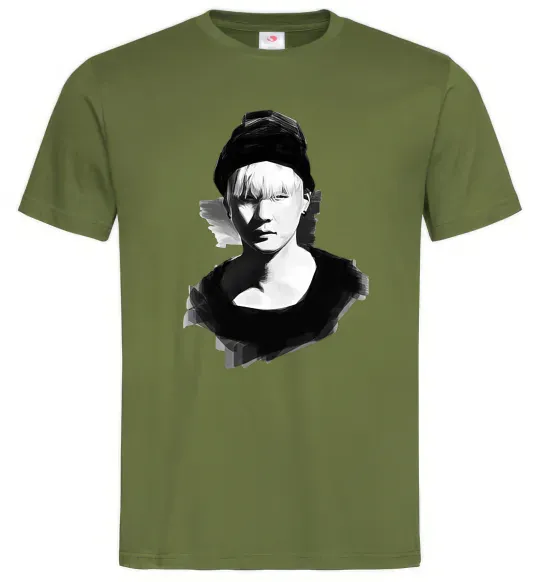 Мужская футболка Suga brush Оливковый фото