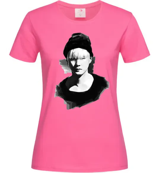 Жіноча футболка Suga brush Яскраво-рожевий фото