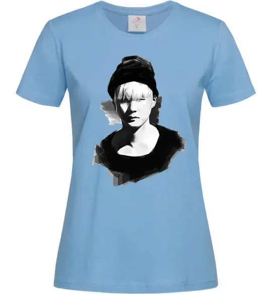 Жіноча футболка Suga brush Блакитний фото