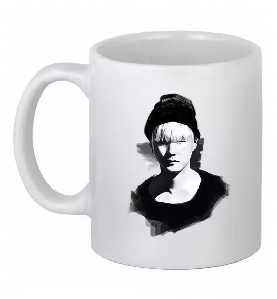 Чашка керамическая Suga brush Белый фото