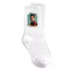 Шкарпетки Бійцівський клуб фарба Білий фото