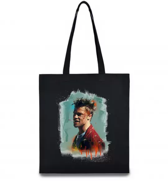 Эко-сумка Бійцівський клуб фарба Черный фото