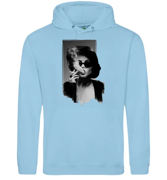 Чоловіча толстовка (худі) Марла Сінгер Блакитний фото