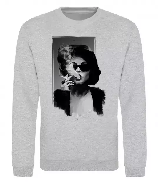 Світшот Марла Сінгер Сірий меланж фото