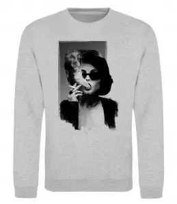 Свитшот Марла Сінгер Серый меланж фото