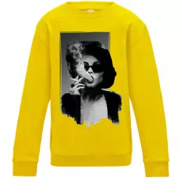 Дитячий світшот Fight club black Сірий меланж фото