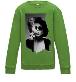 Детский Свитшот Марла Сінгер Лаймовый фото