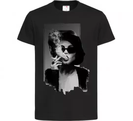 Дитяча футболка Марла Сінгер Чорний фото