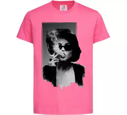 Дитяча футболка Марла Сінгер Яскраво-рожевий фото