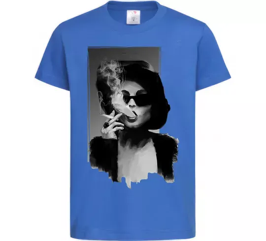 Дитяча футболка Марла Сінгер Яскраво-синій фото