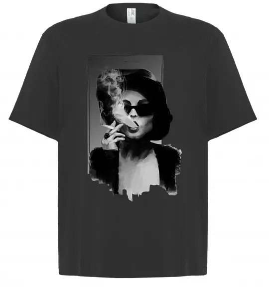 Футболка Оверсайз Марла Сінгер Чорний фото