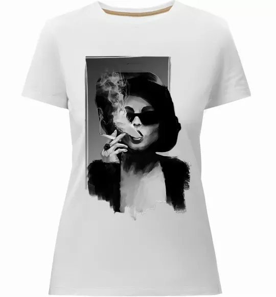 Женская премиум футболка Марла Сінгер Белый фото