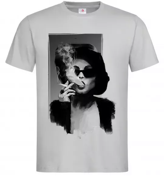 Чоловіча футболка Марла Сінгер Сірий фото