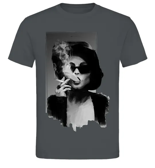 Чоловіча футболка Марла Сінгер Графіт фото