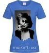 Женская футболка Марла Сингер Ярко-синий фото