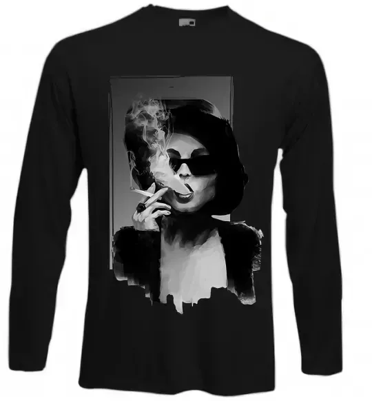 Лонгслів Марла Сінгер Чорний фото