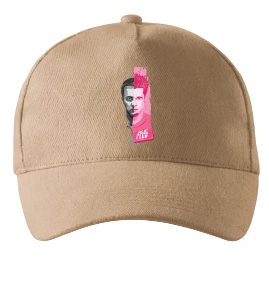 Кепка Бійцівський клуб розово-сірий Песочный фото