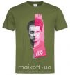Мужская футболка Бойцовский клуб розово-серый Оливковый фото