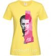 Женская футболка Бойцовский клуб розово-серый Лимонный фото