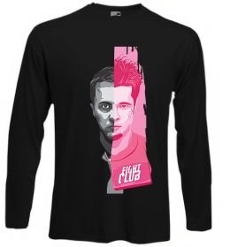 Лонгслив Бійцівський клуб розово-сірий Лонгслив Бійцівський клуб розово-сірий