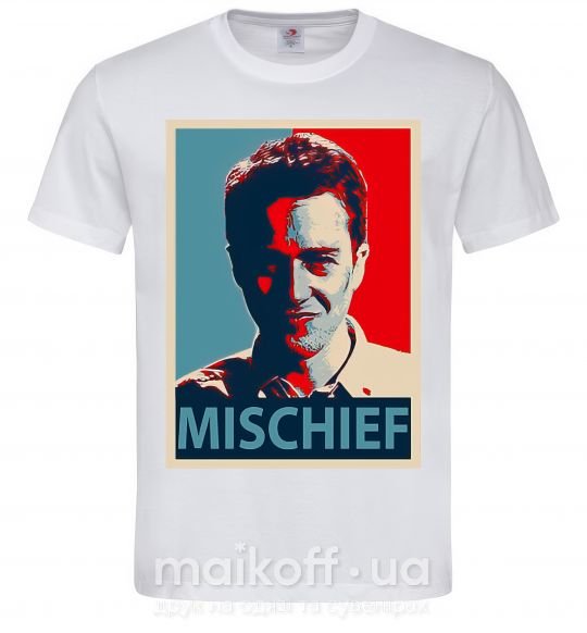 Чоловіча футболка Mischief Білий фото