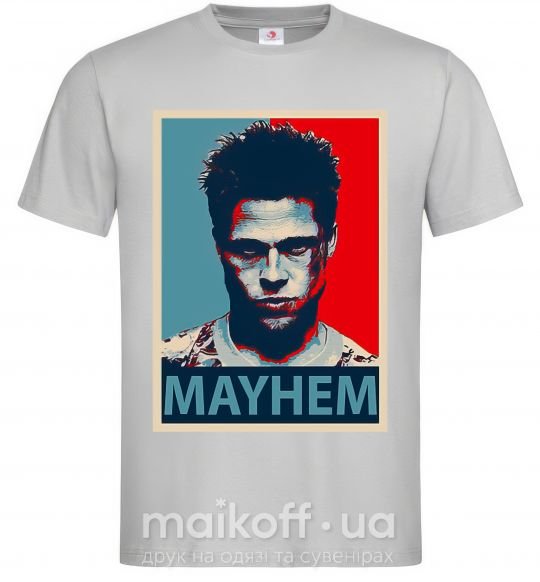 Чоловіча футболка Mayhem Сірий фото