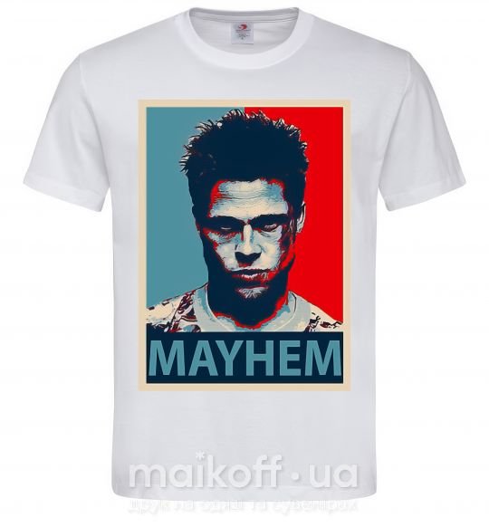 Мужская футболка Mayhem Белый фото
