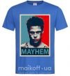 Чоловіча футболка Mayhem Яскраво-синій фото