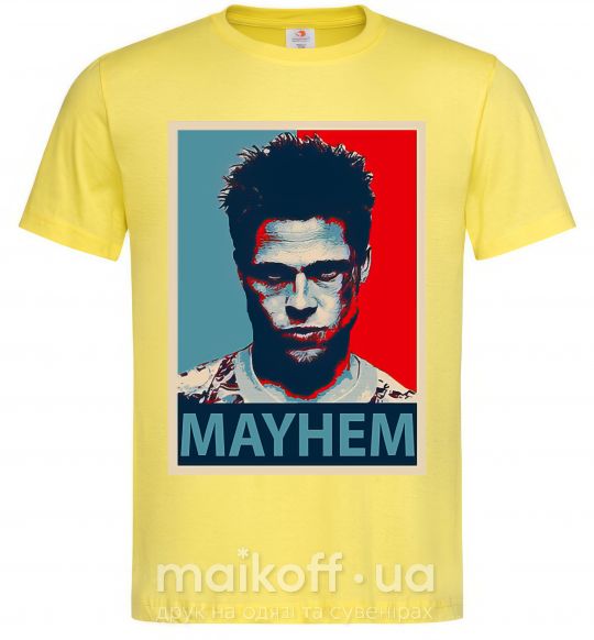 Мужская футболка Mayhem Лимонный фото