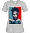 Жіноча футболка Mayhem Сірий фото