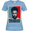 Жіноча футболка Mayhem Блакитний фото