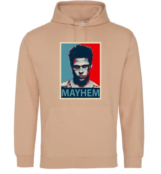 Мужская толстовка (худи) Mayhem Песочный фото