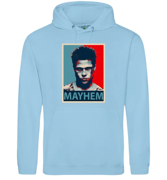Мужская толстовка (худи) Mayhem Голубой фото